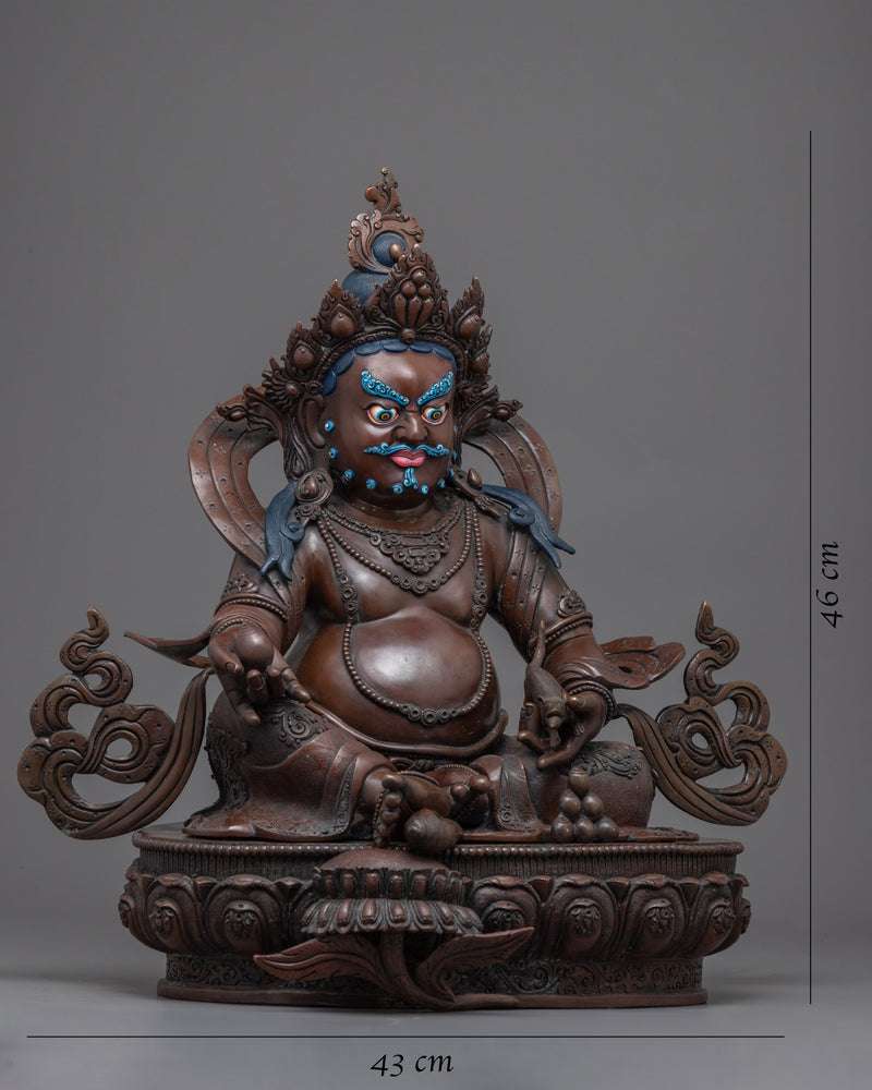 God Of Wealth And Prosperity Dzambhala | Himalayan Oxidized Art