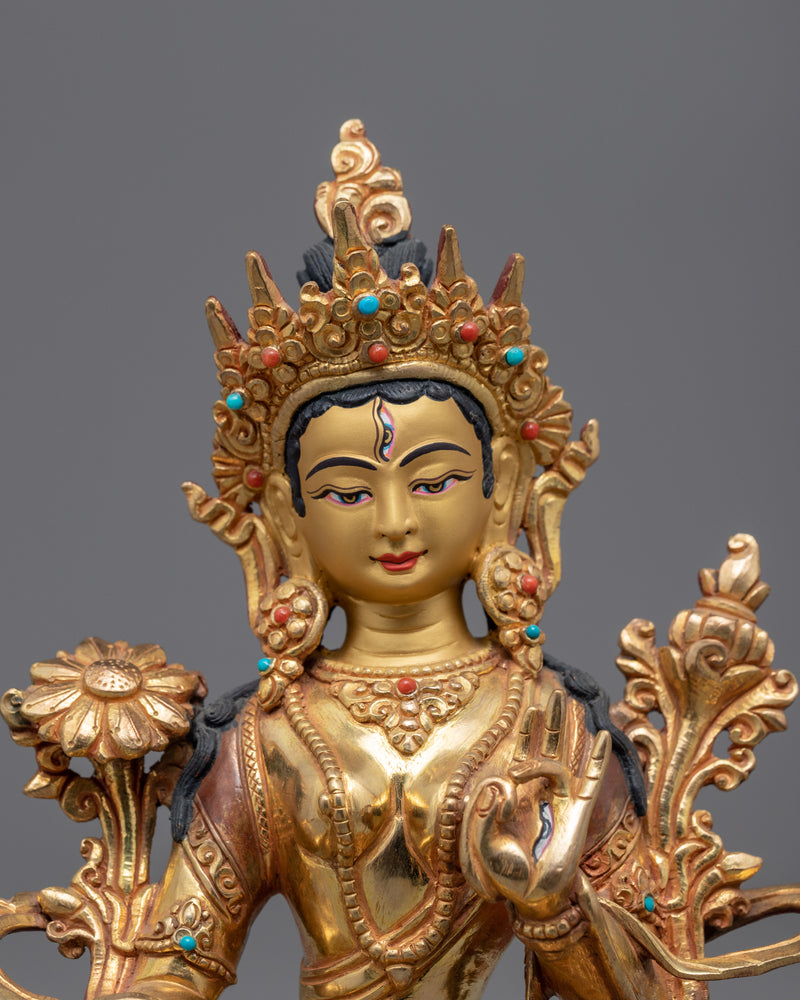 Buy White Tara Statue | Himalayan Traditionally Made Art