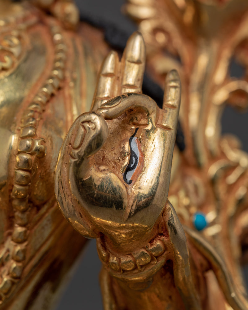 Gold Tara Statue For Sale | Traditionally Hand-Made Artwork