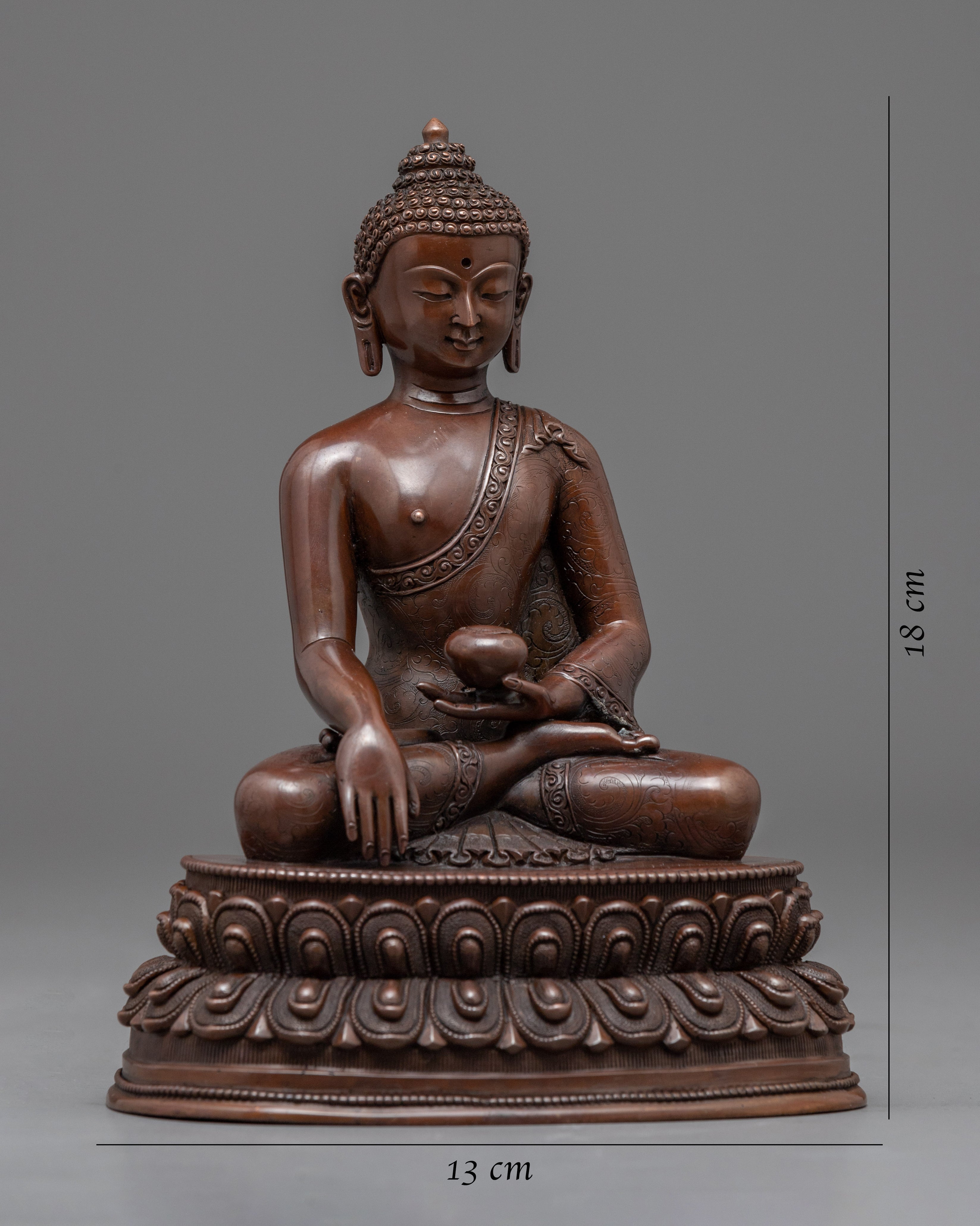 The Buddha Shakyamuni Statue | Himalayan Oxidized Statues
