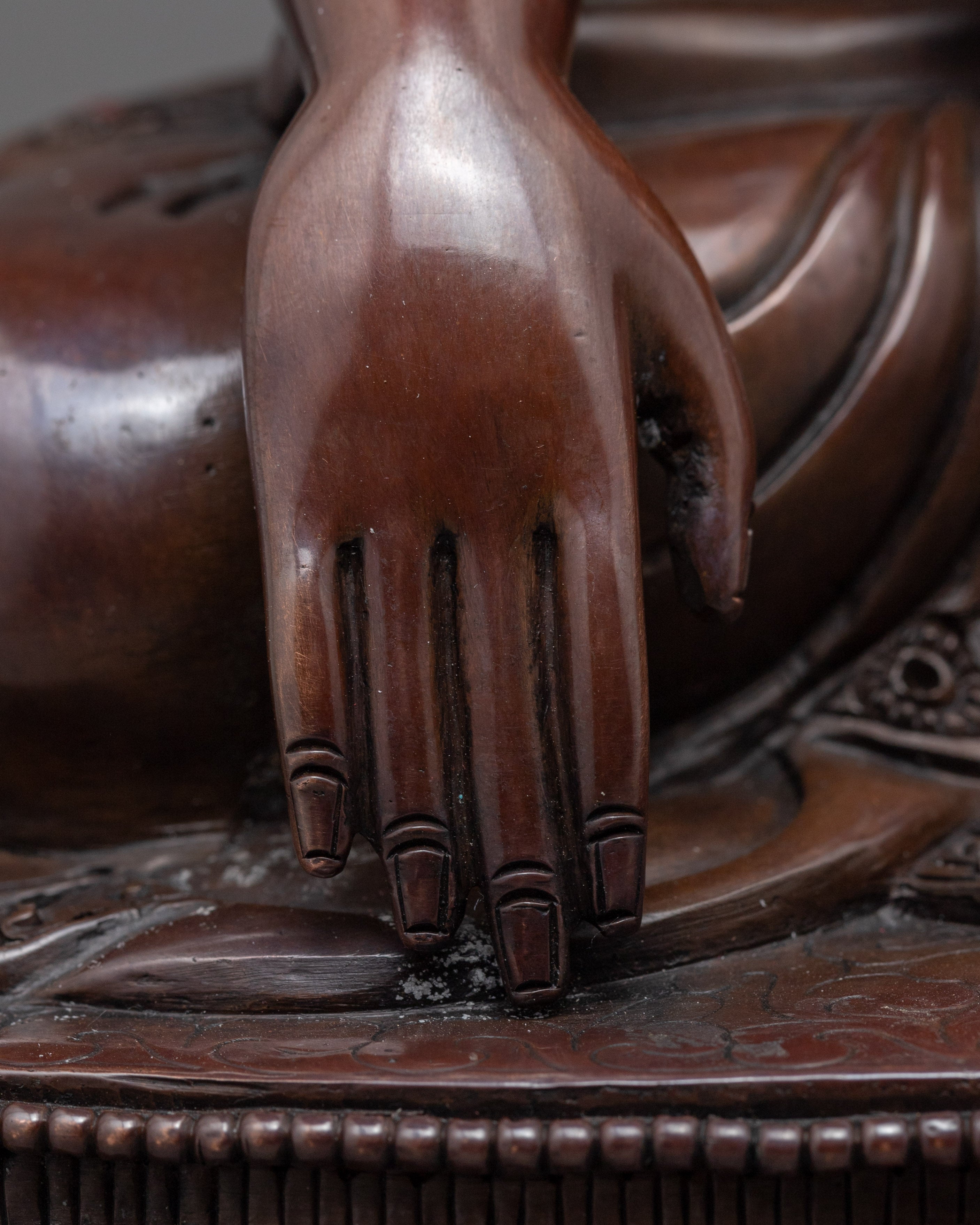 Buddha Decorations For The Home | Hand-Made Oxidized Statue