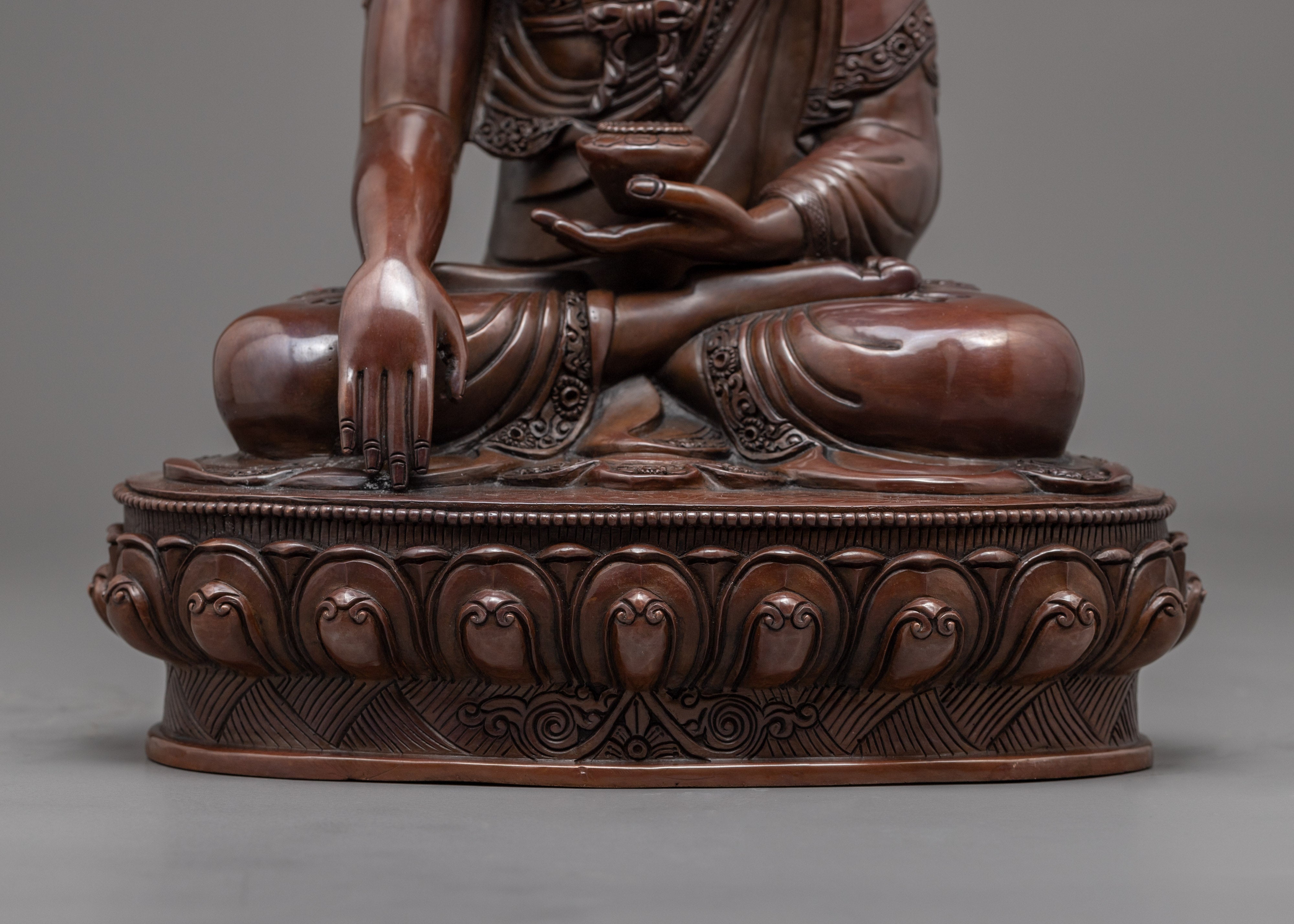Buddha Decorations For The Home | Hand-Made Oxidized Statue