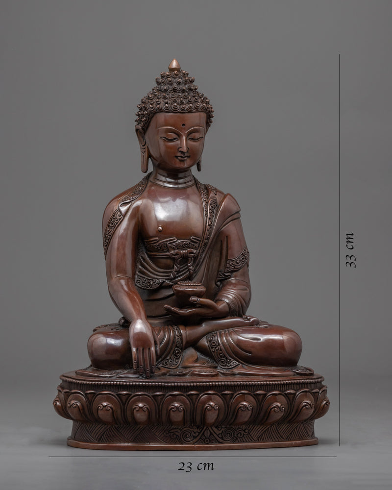 Buddha Decorations For The Home | Hand-Made Oxidized Statue