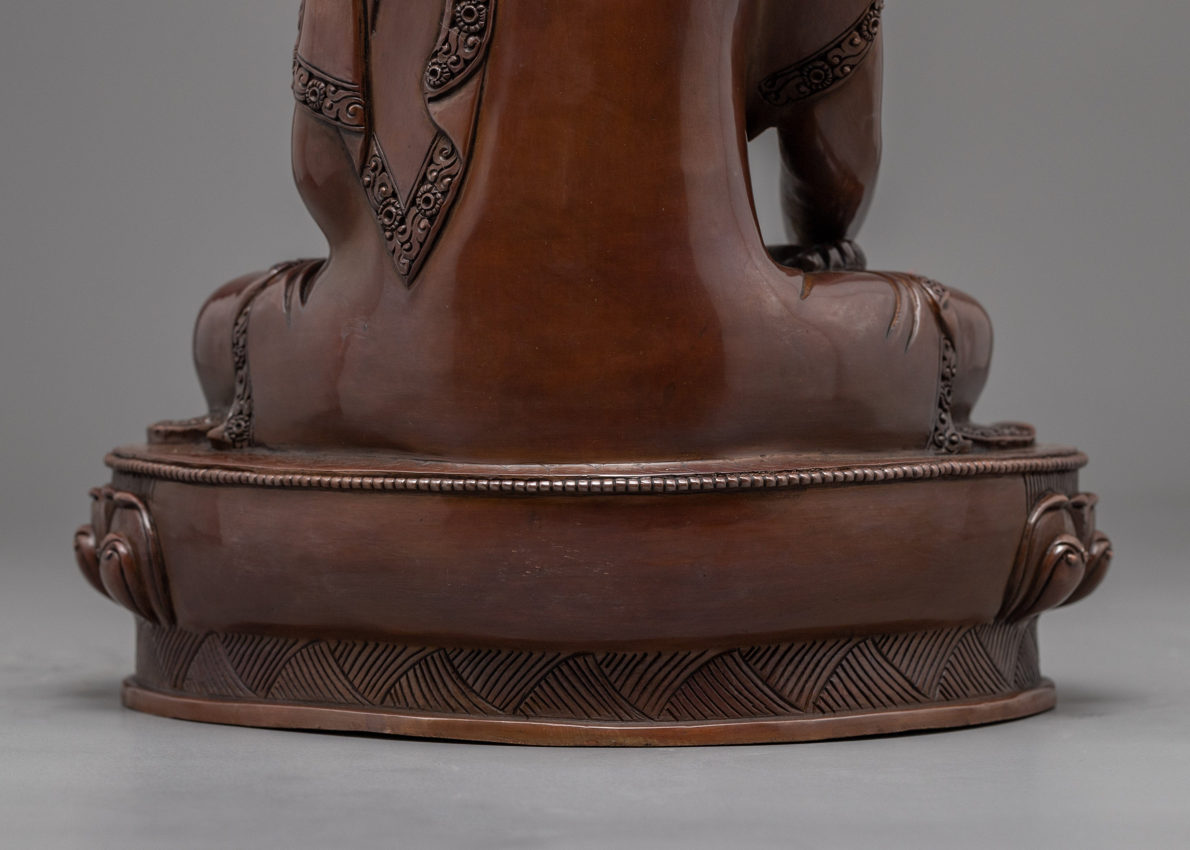 Buddha Decorations For The Home | Hand-Made Oxidized Statue