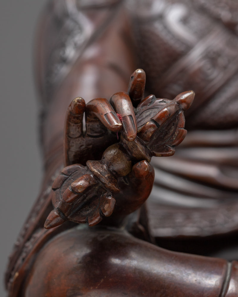 Maha Padmasambhava Sculpture | Oxidized Statue of Nepal