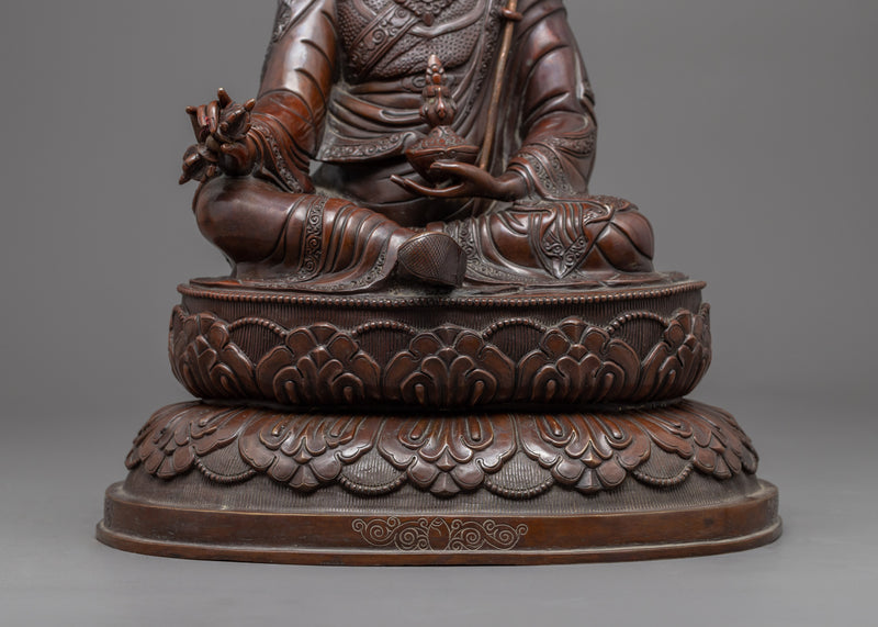 Maha Padmasambhava Sculpture | Oxidized Statue of Nepal