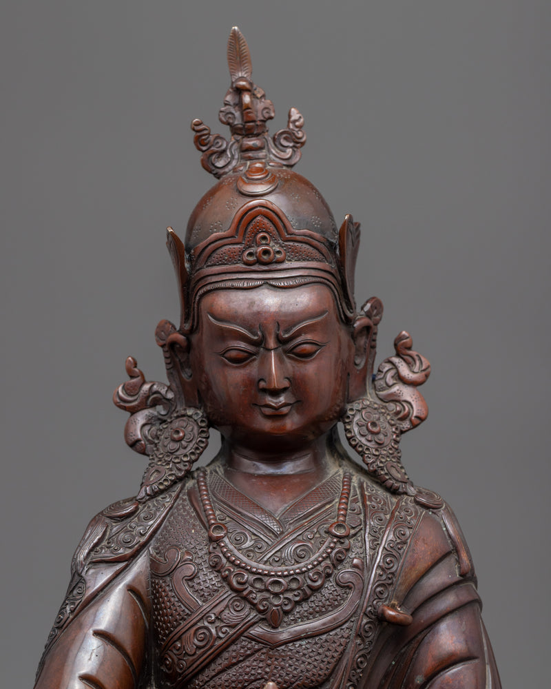 Maha Padmasambhava Sculpture | Oxidized Statue of Nepal