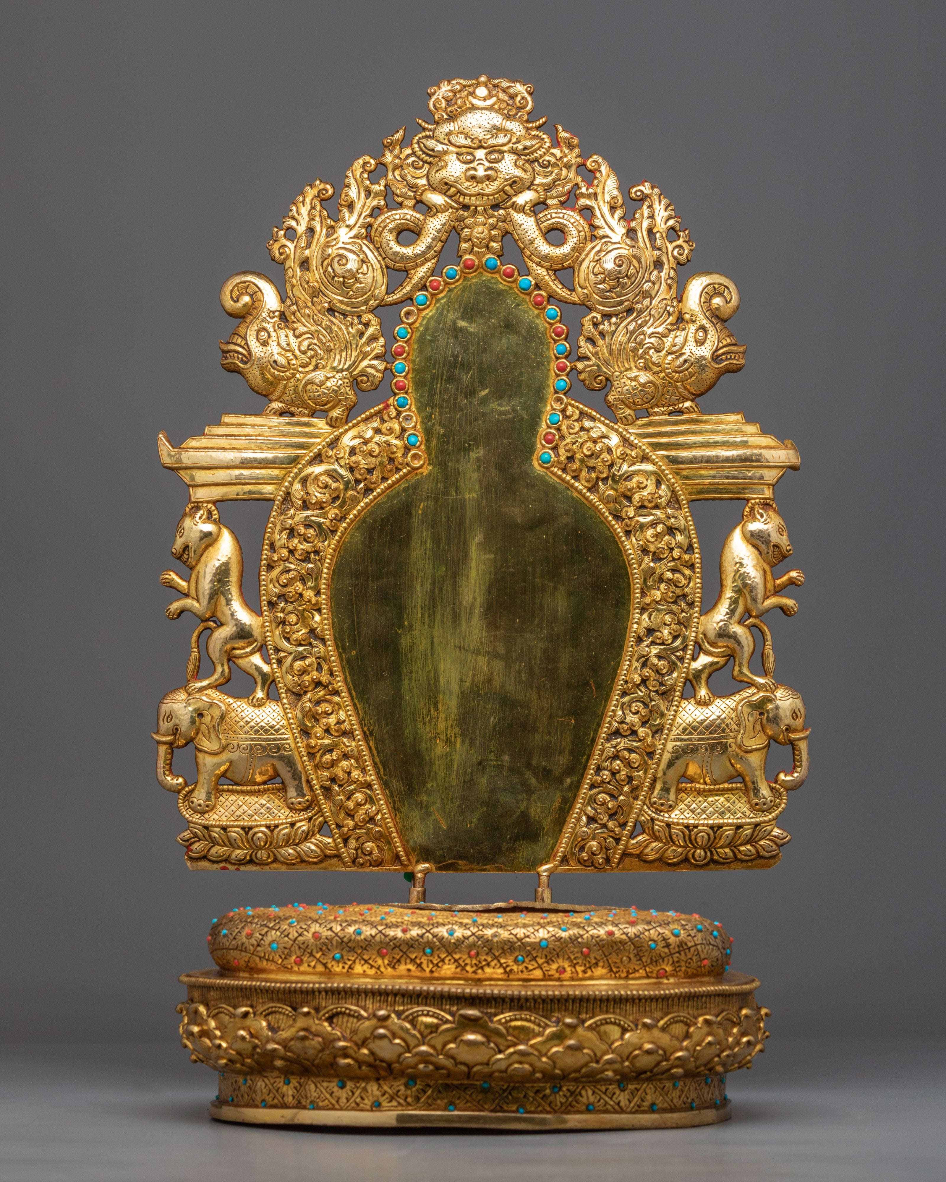 3 Buddhas Set Statue | Gold Plated Buddhist Statue