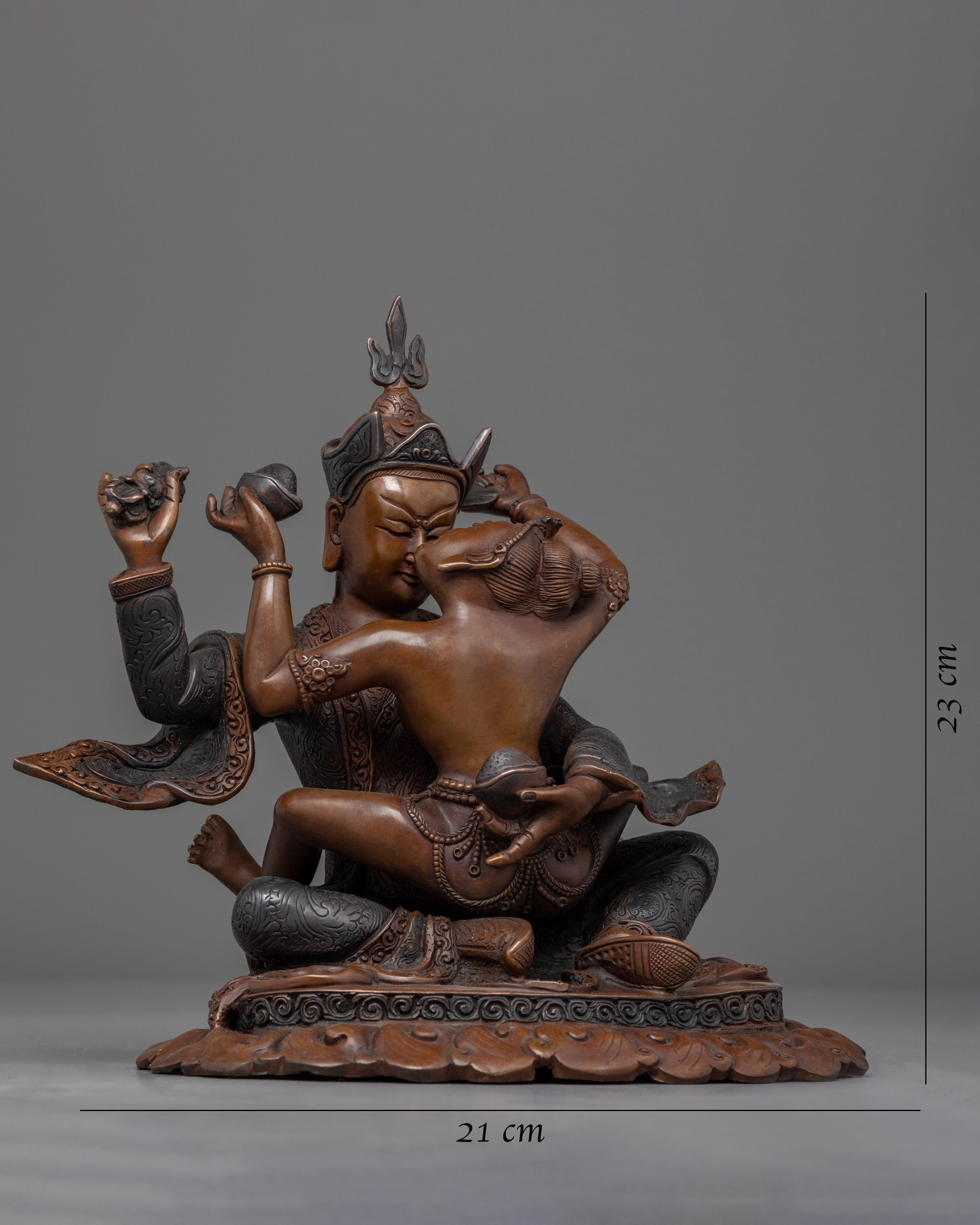Tso Pema Guru Rinpoche Sculpture | Himalayan Crafted Artwork