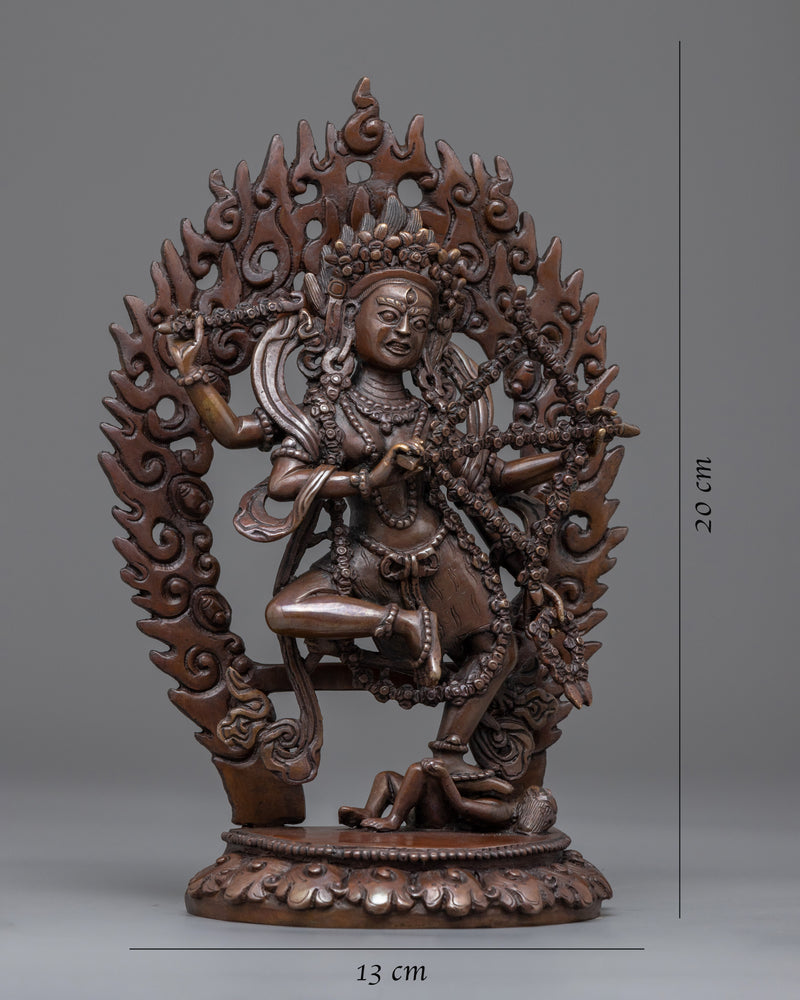 Statue For Kurukulla Mantra | Himalayan Traditionally Hand-Made Art