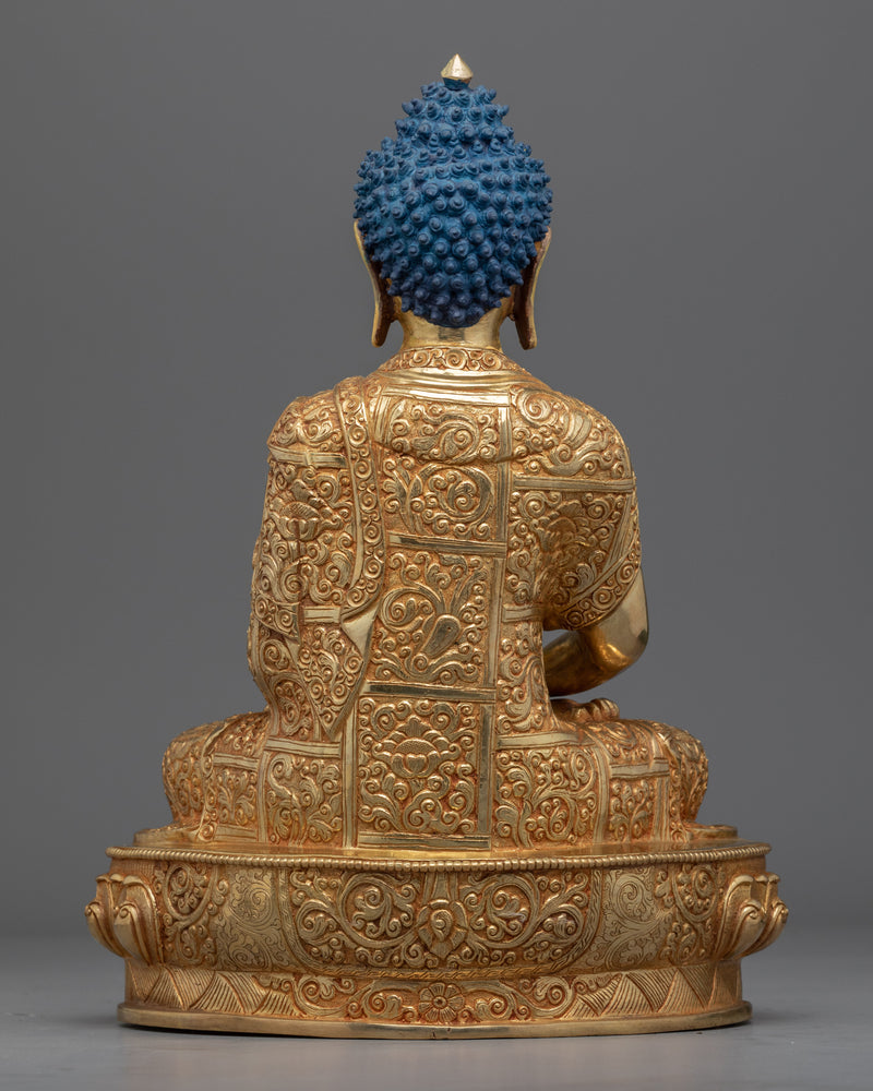 24K Gold Buddha Amitabha Statue | Traditionally Handcrafted Buddha Statue