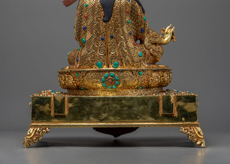 Tibetan Guru Rinpoche Statue | Himalayan Buddhist Art