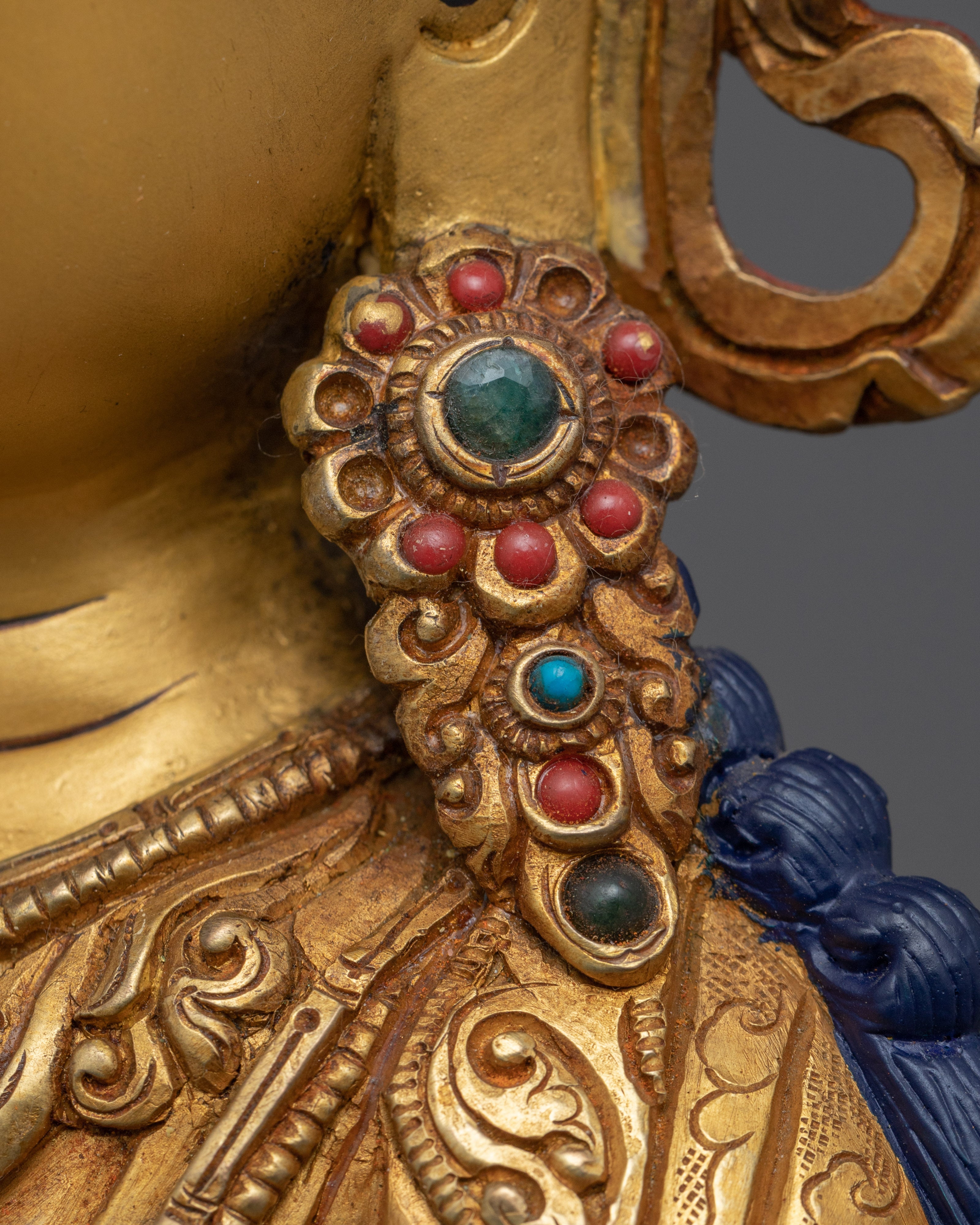 Amitayus Long Life Sutra  | Hand-Carved Celestial Buddha Statue For Practitioner