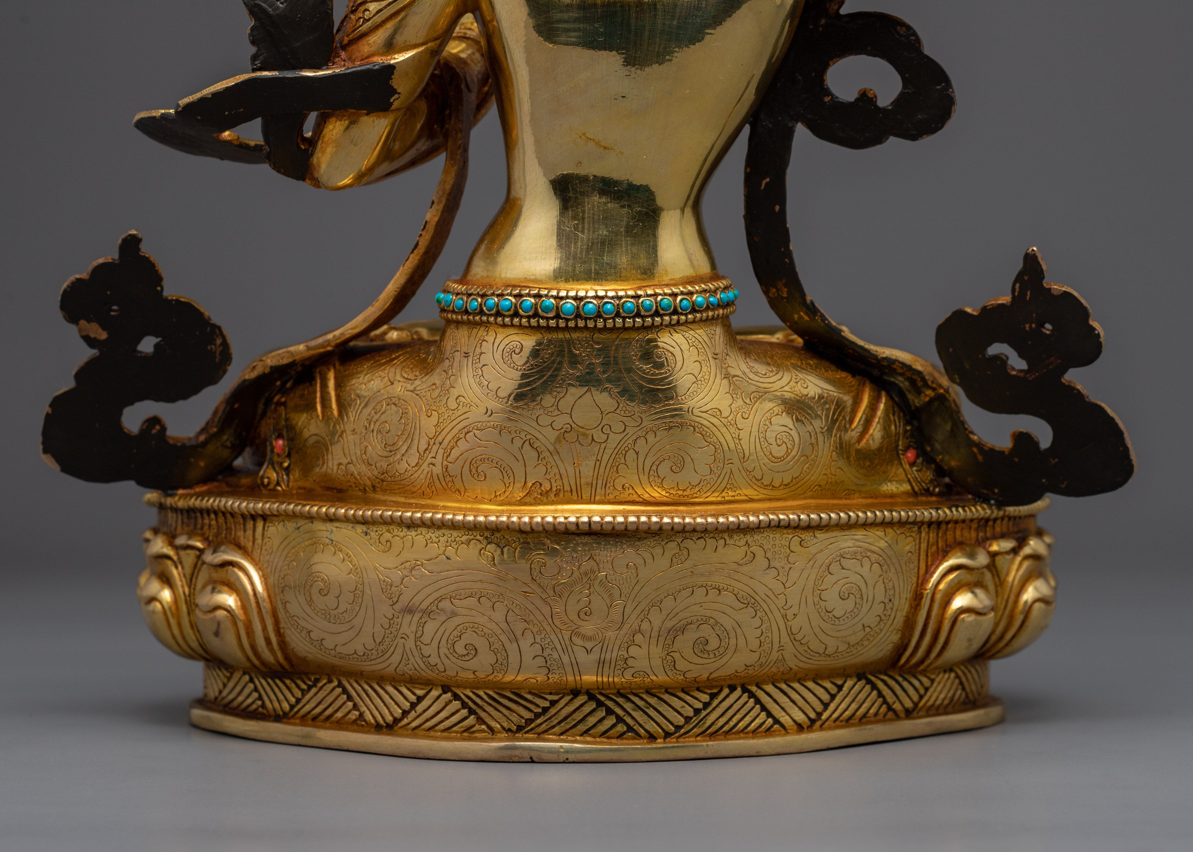 Tibetan Manjushri Bodhisattva Statue for Meditation | Himalayan Buddhist Art