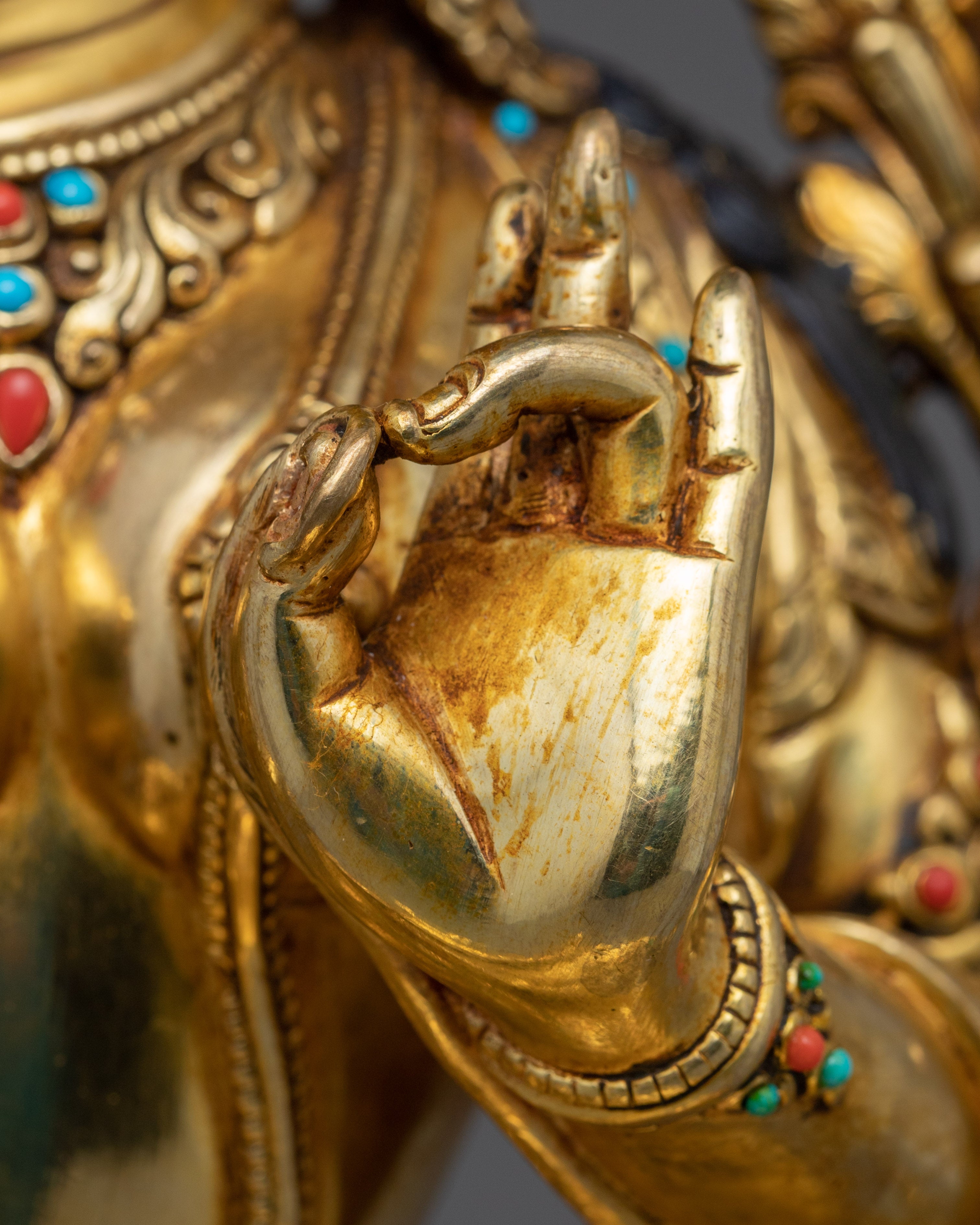 Beautiful Green Tara Sculpture | Handcrafted Buddhist Statue for Meditation