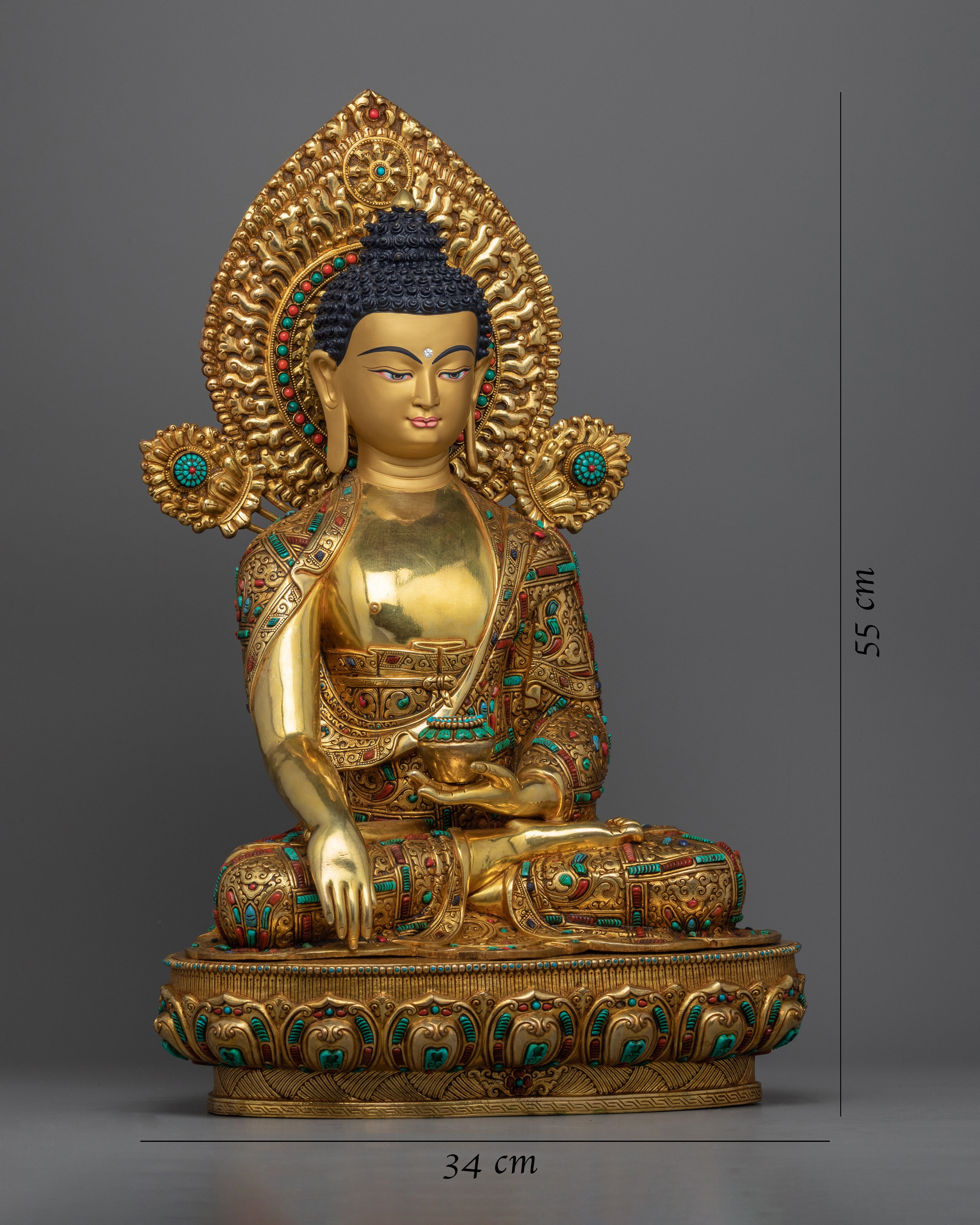Shakyamuni Buddha Statue 21 Inch | Traditionally Hand Crafted Sculpture