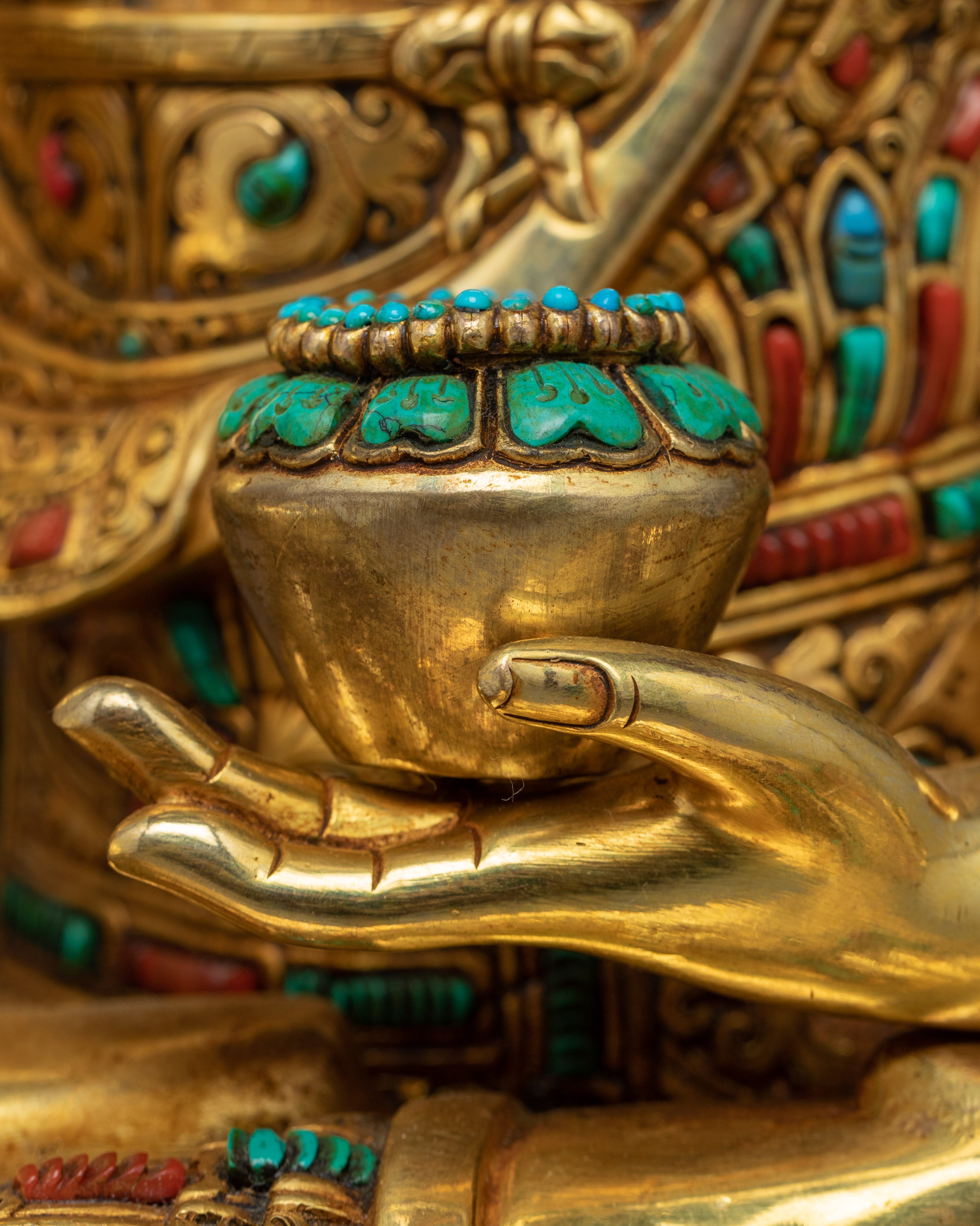Shakyamuni Buddha Statue 21 Inch | Traditionally Hand Crafted Sculpture