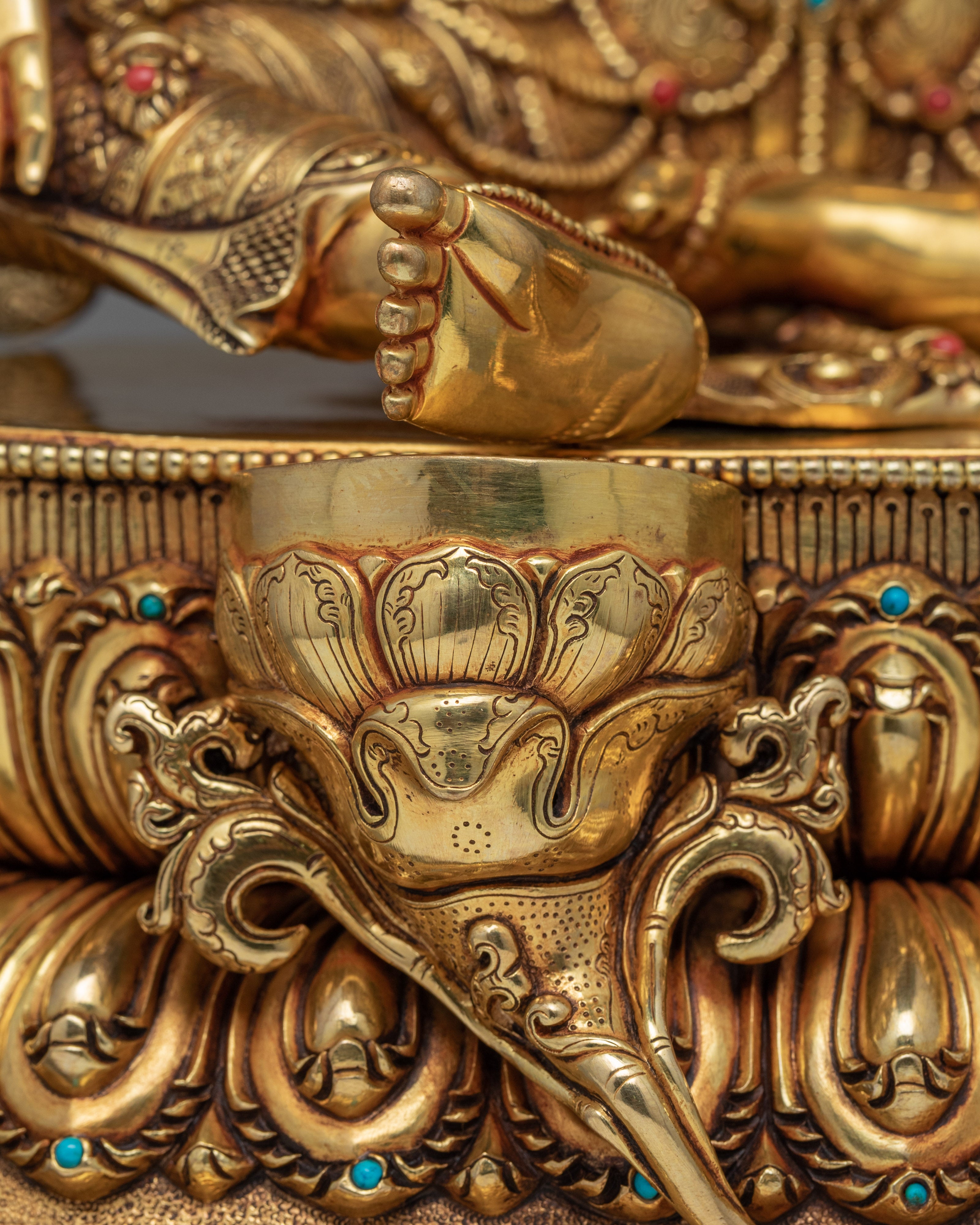 Green Tara Image Statue | Female Buddha Sculpture