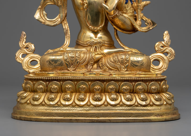 Manjushri Statue Tibetan | Fine Buddhist Artwork