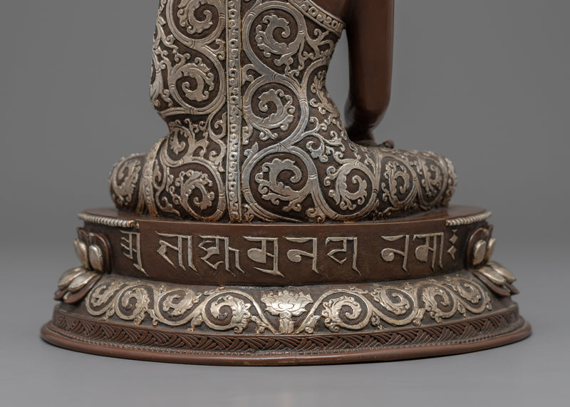 Gautama Buddha Statue | Hand-Crafted and Silver Plated Art