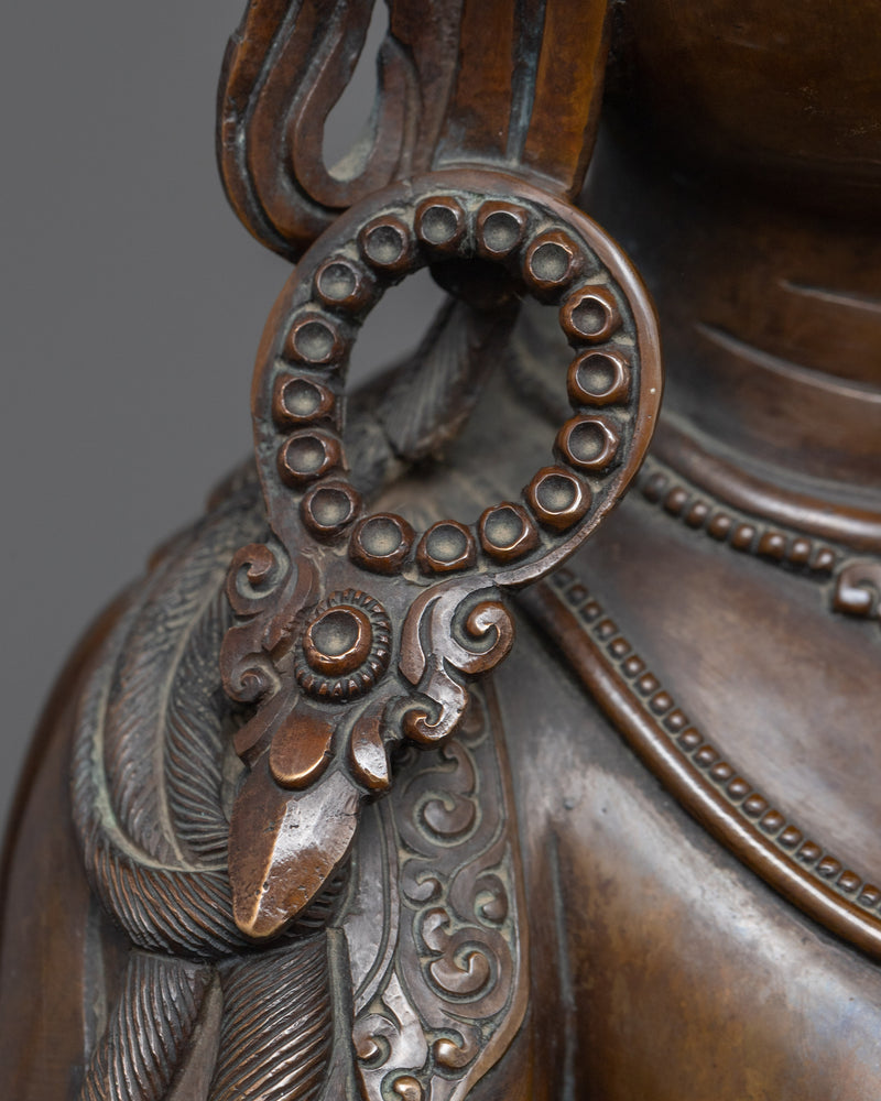 Green Tara Bronze Statue | Mother of Compassion | Female Goddess