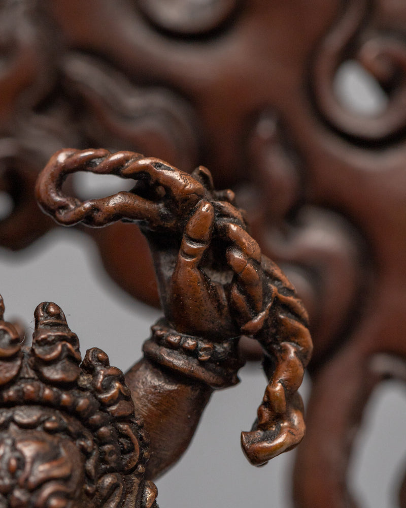 Yamantaka Benefits Sculpture | Buddhist Deity Figurine For Ritual