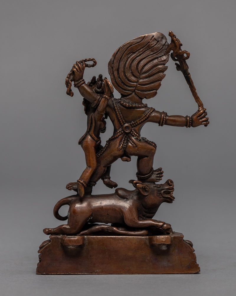 Yamantaka Benefits Sculpture | Buddhist Deity Figurine For Ritual