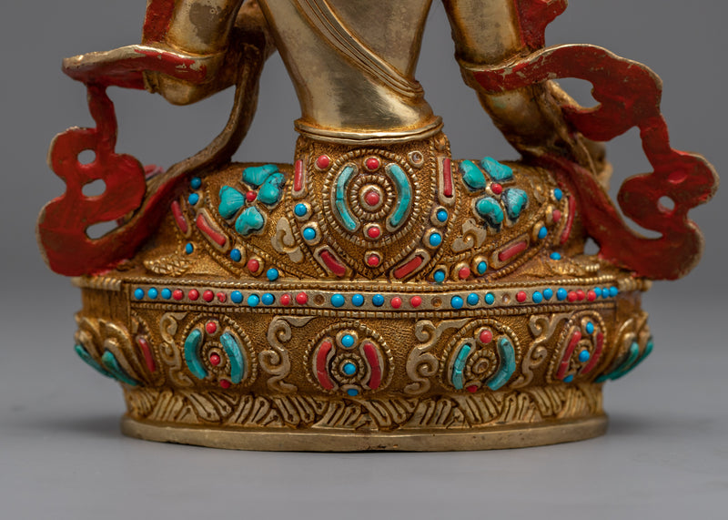 Green Tara Statues | Hand-Carved Himalayan Artwork of Mother Tara