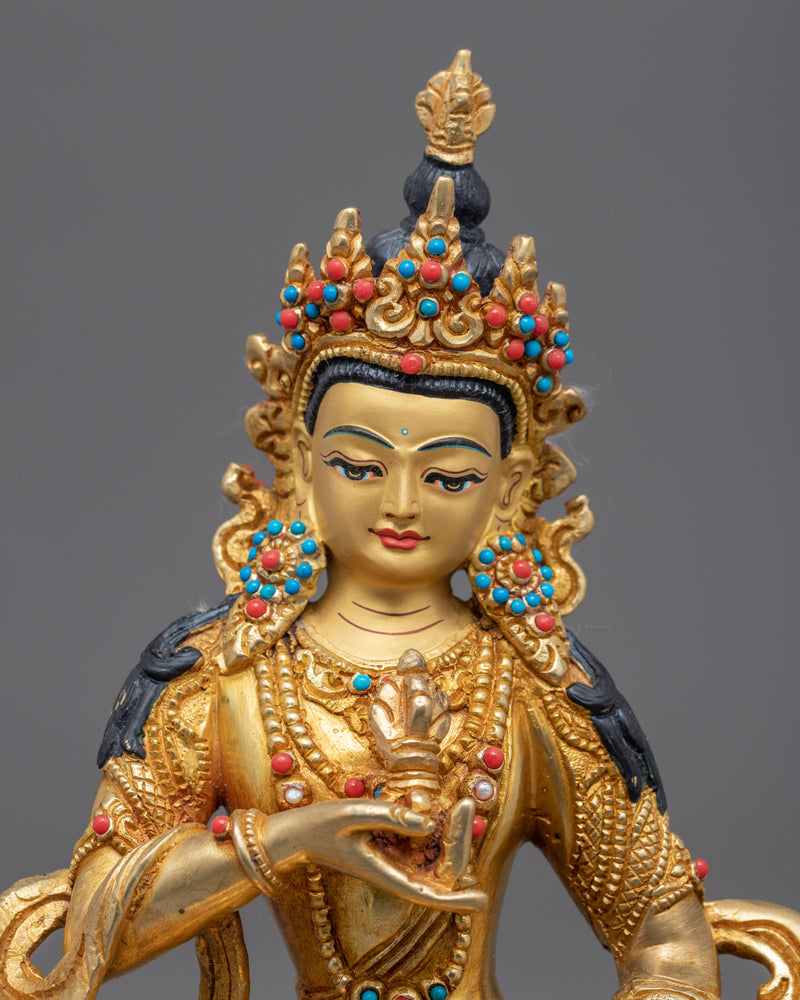 Small Vajrasattva Statue | Traditional Handmade Figurine of Dorje Sempa