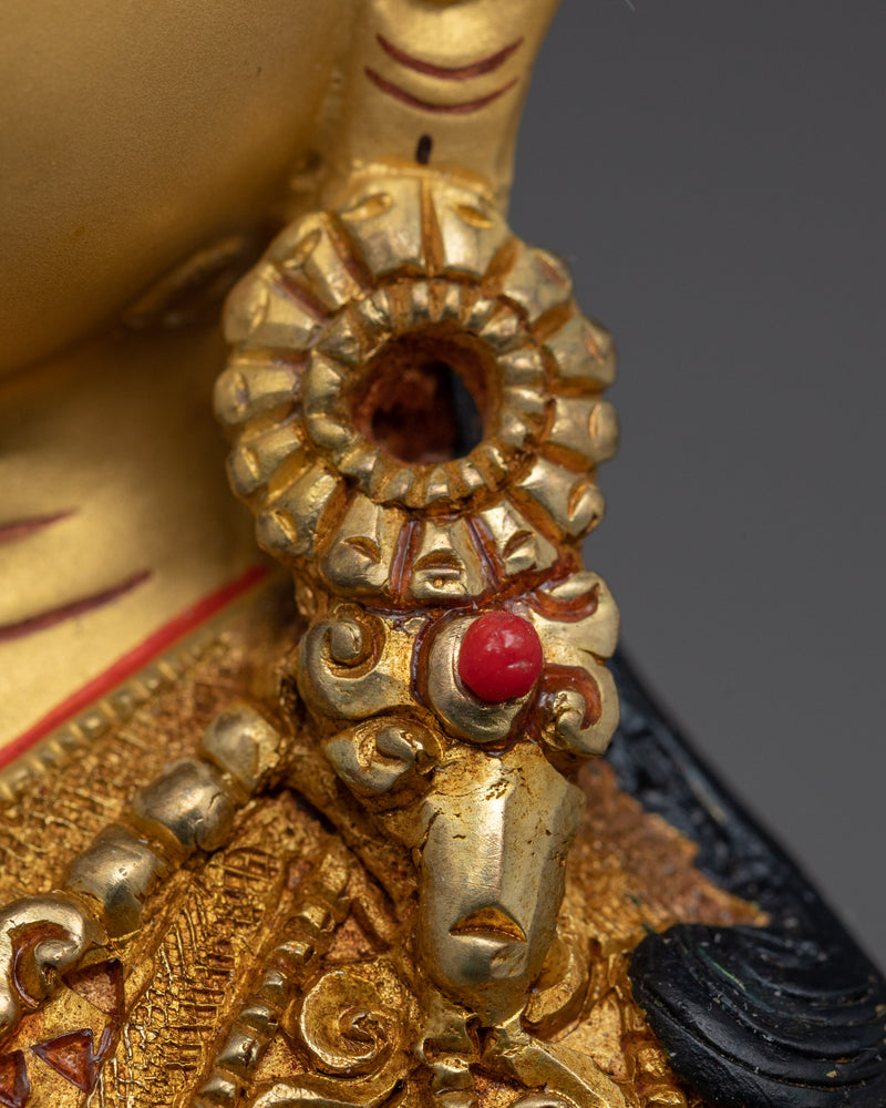 Buddha Guru Rinpoche Statue | Hand-carved Guru Padmasambhava Art