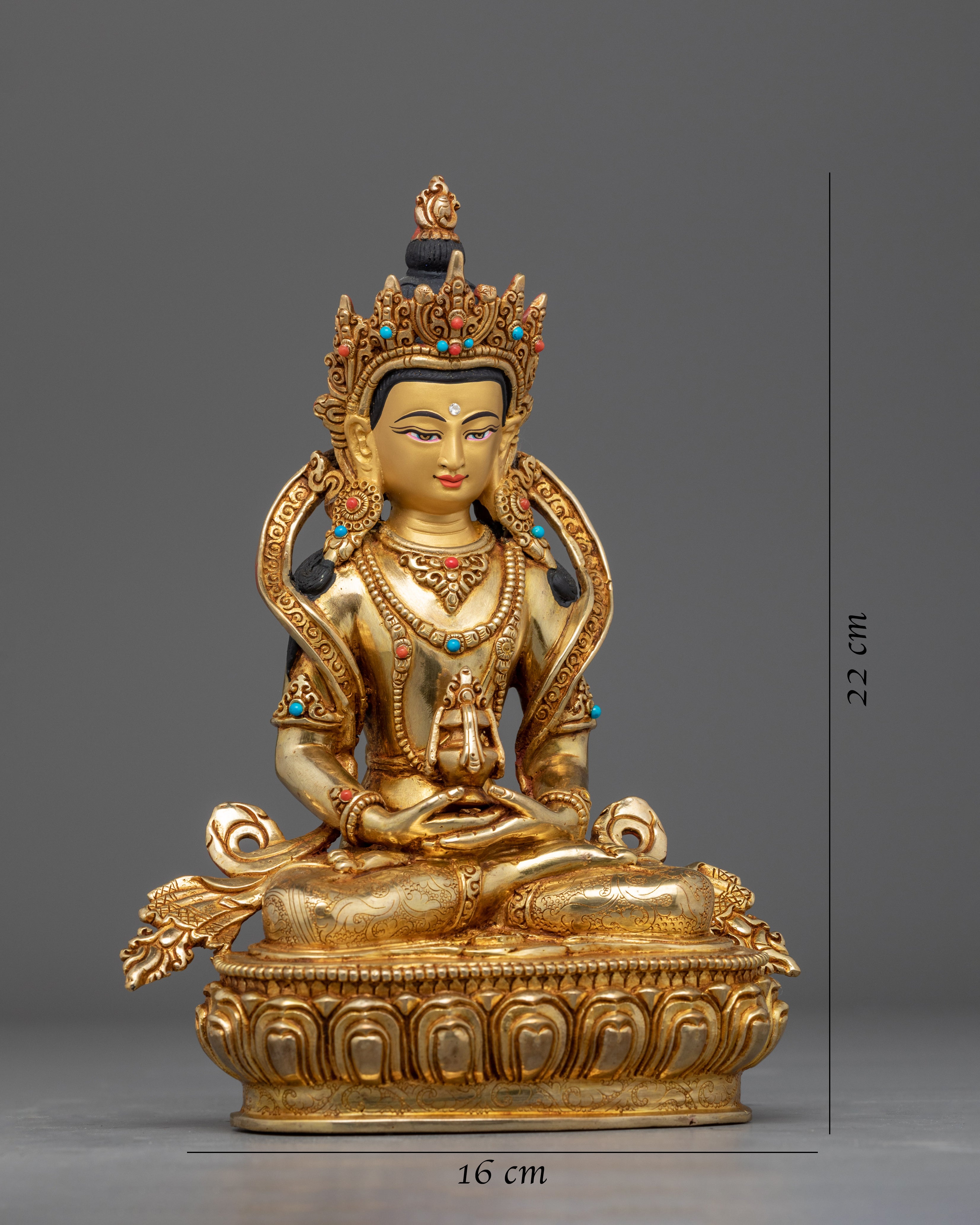 Amitayus Buddha of Long Life Statue | Traditional Himalayan Artwork