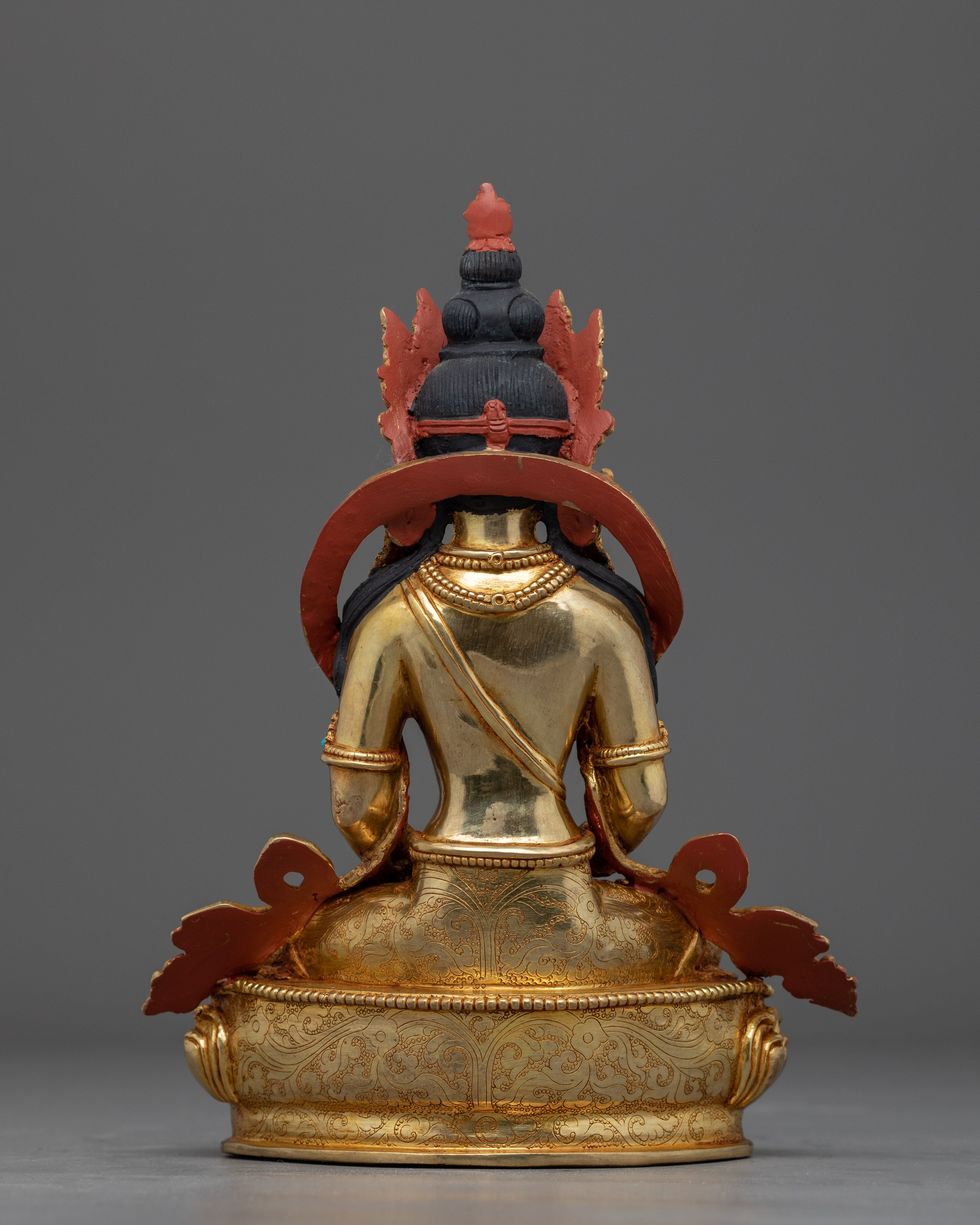 Amitayus Buddha of Long Life Statue | Traditional Himalayan Artwork
