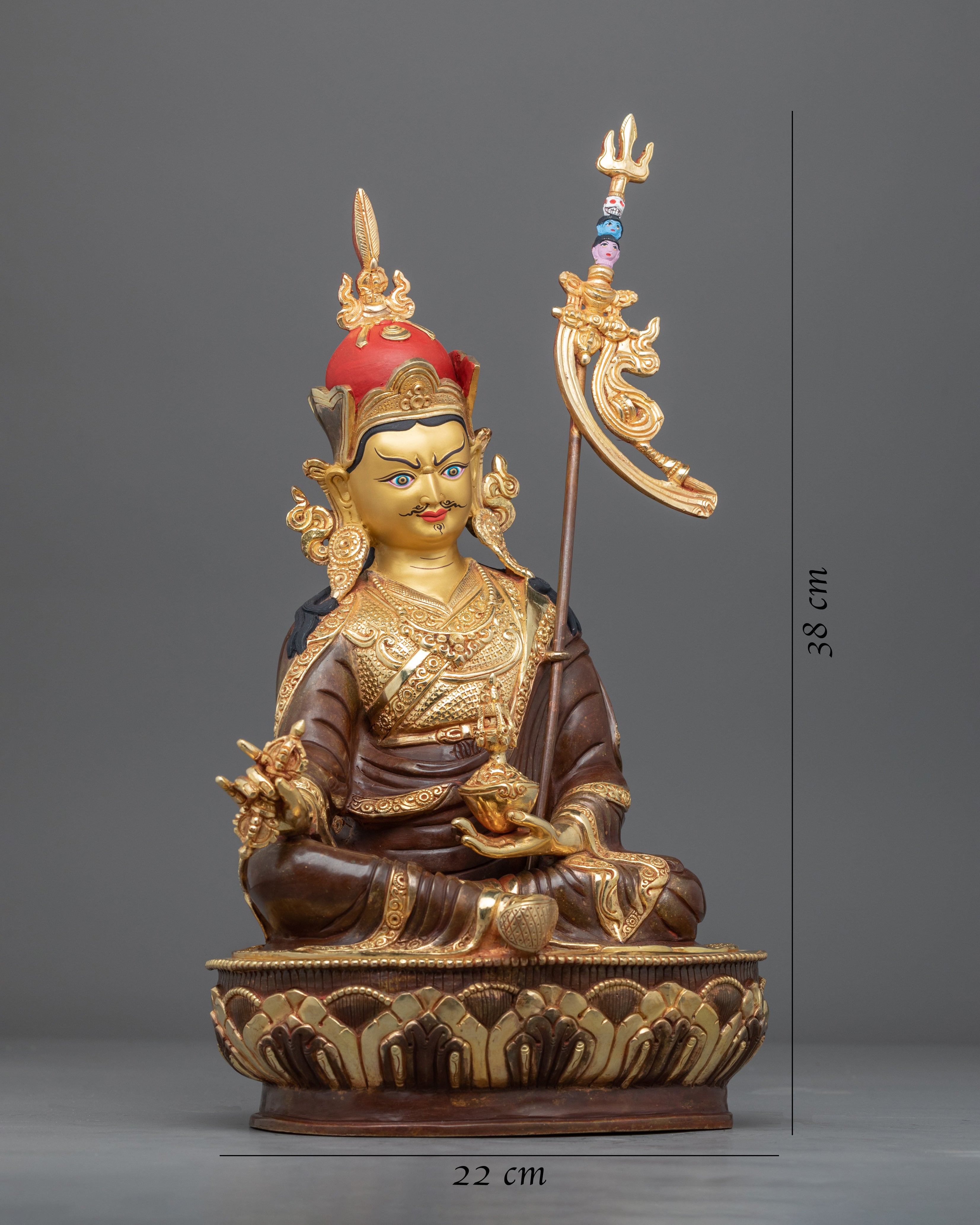 Guru Rinpoche Statue in Nepal | Handmade Traditional Artwork