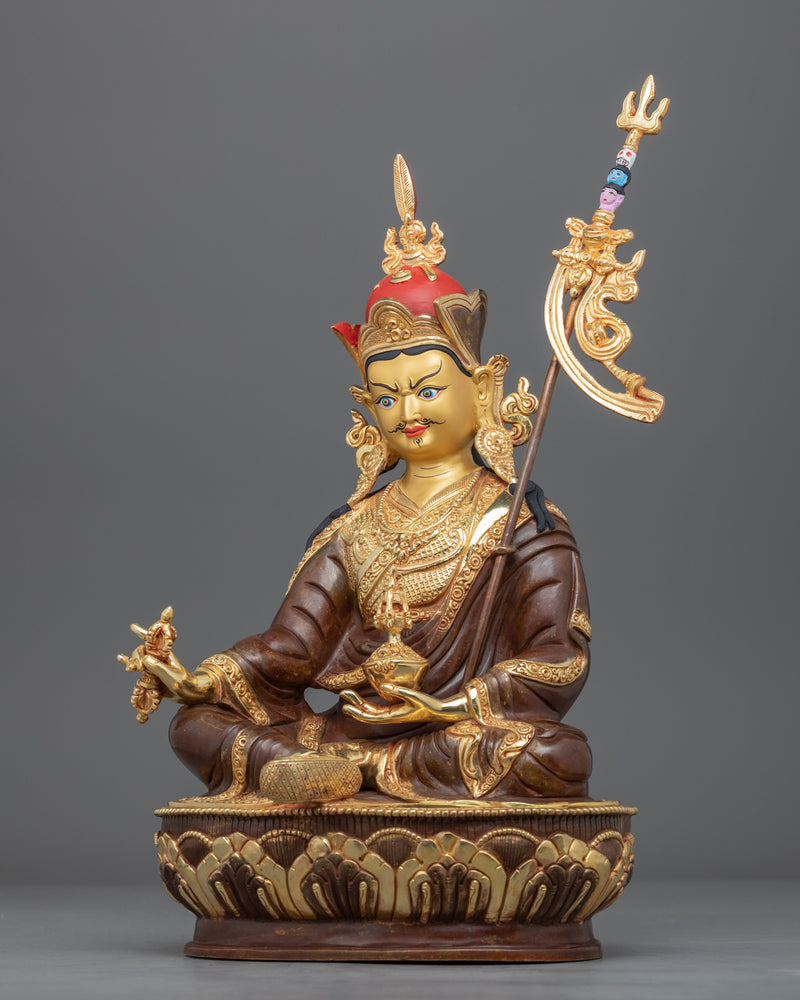 Guru Rinpoche Statue in Nepal | Handmade Traditional Artwork