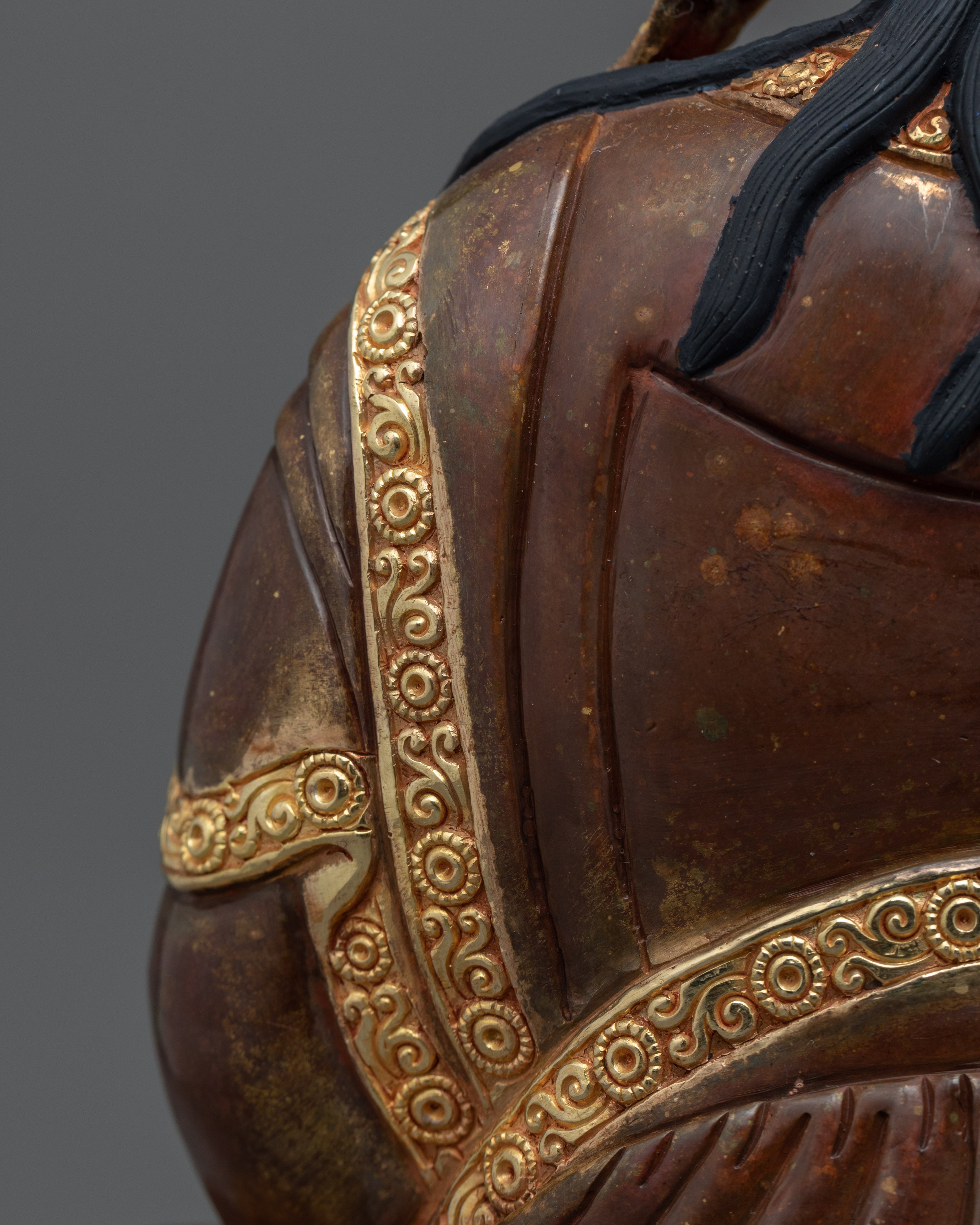 Guru Rinpoche Statue in Nepal | Handmade Traditional Artwork