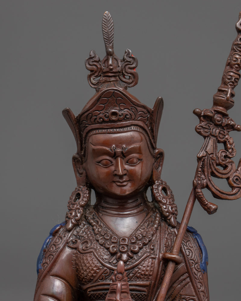 Guru Rinpoche Copper Statue | Lotus Born Master
