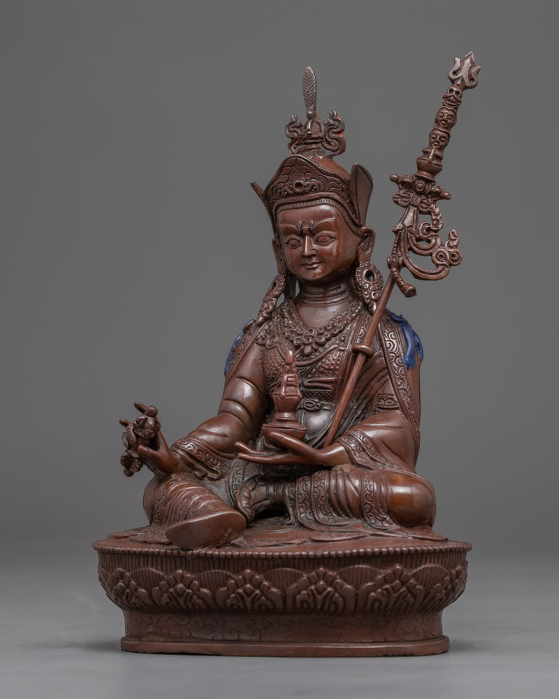 Guru Rinpoche Copper Statue | Lotus Born Master