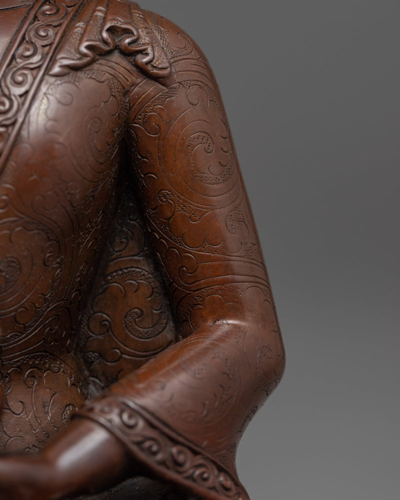 Buddha Medicine Statue | Handmade Bhaisajyaguru Copper Sculpture