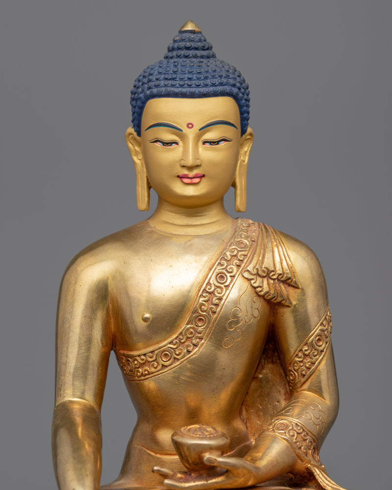 Buddha Shakyamuni Seated in Meditation | Handmade Sculpture