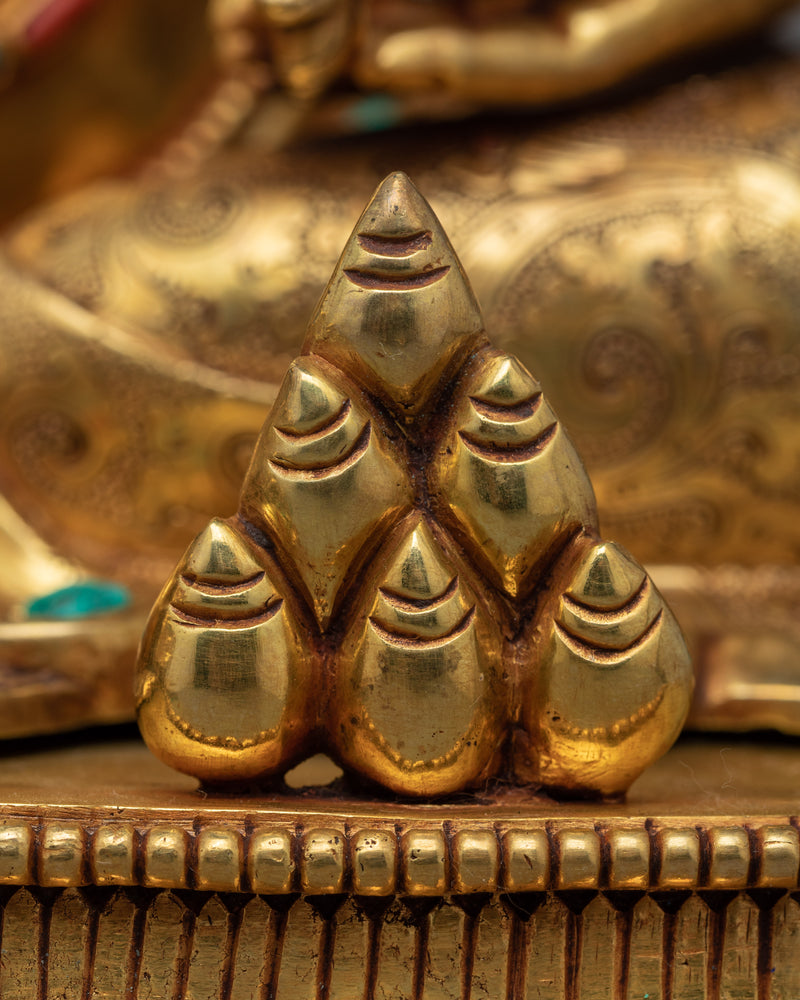 Jambhala Dzambhala Buddha Bronze Statue | Handmade Wealth Deity