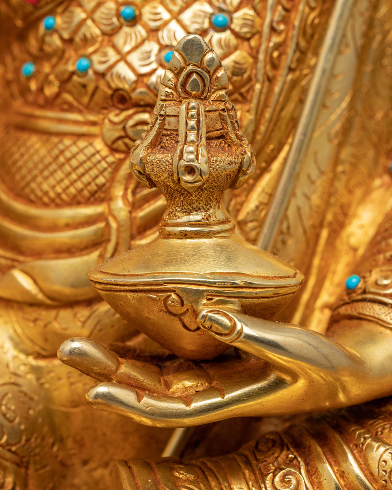 Buddhist Guru Padmasambhava Statue | Handcrafted Buddhist Statue for Meditation