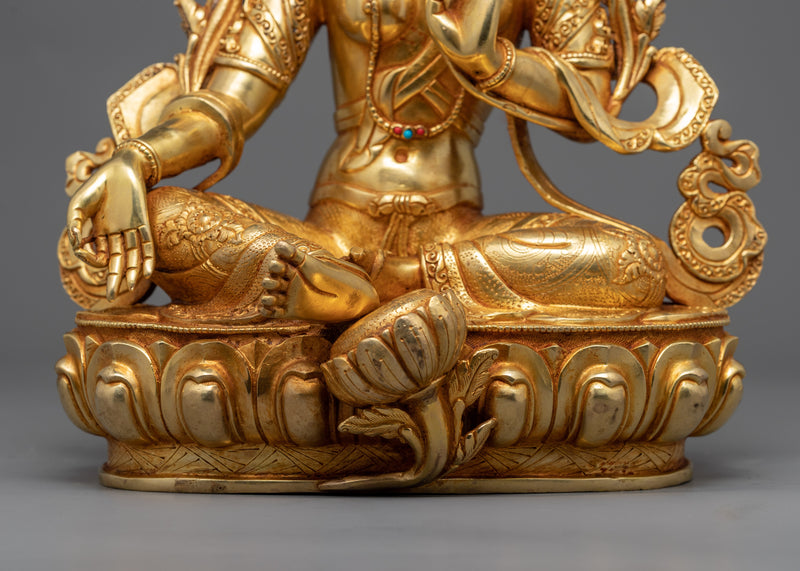 Traditional Green Tara Statue Online | Himalayan Buddhist Art
