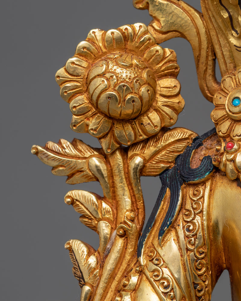 Traditional Green Tara Statue Online | Himalayan Buddhist Art