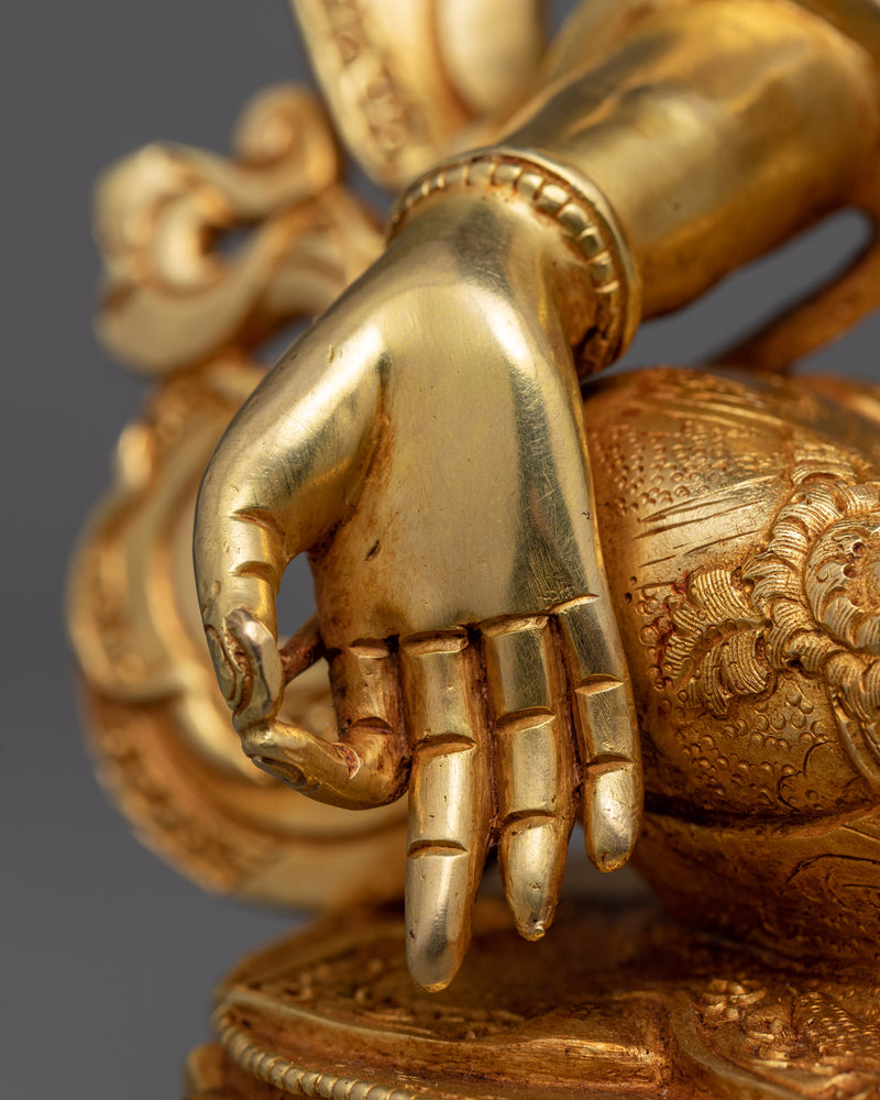 Traditional Green Tara Statue Online | Himalayan Buddhist Art