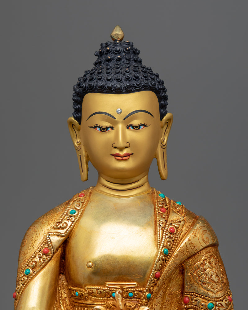 Medicine Buddha Statue Tibet | Hand-carved Buddhist Statue