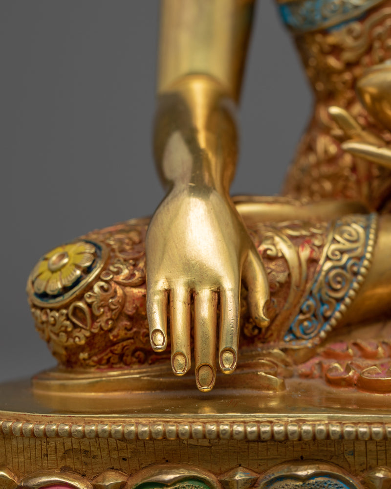 Shakyamuni Buddha Patan Nepal Statue | Traditional Nepali Buddhist Sculpture