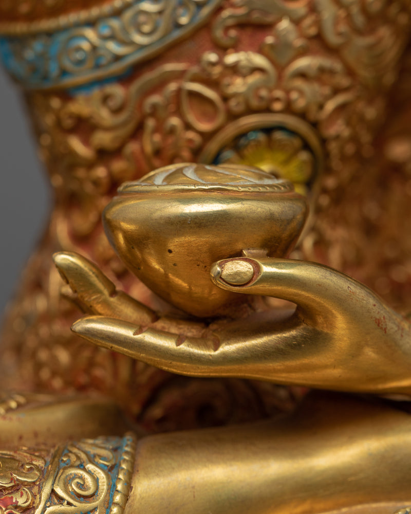 Shakyamuni Buddha Patan Nepal Statue | Traditional Nepali Buddhist Sculpture