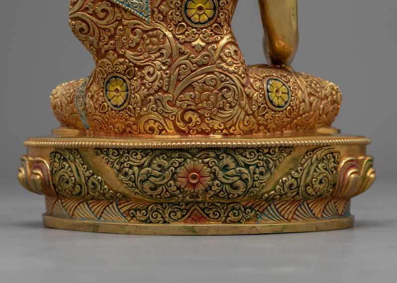 Shakyamuni Buddha Patan Nepal Statue | Traditional Nepali Buddhist Sculpture