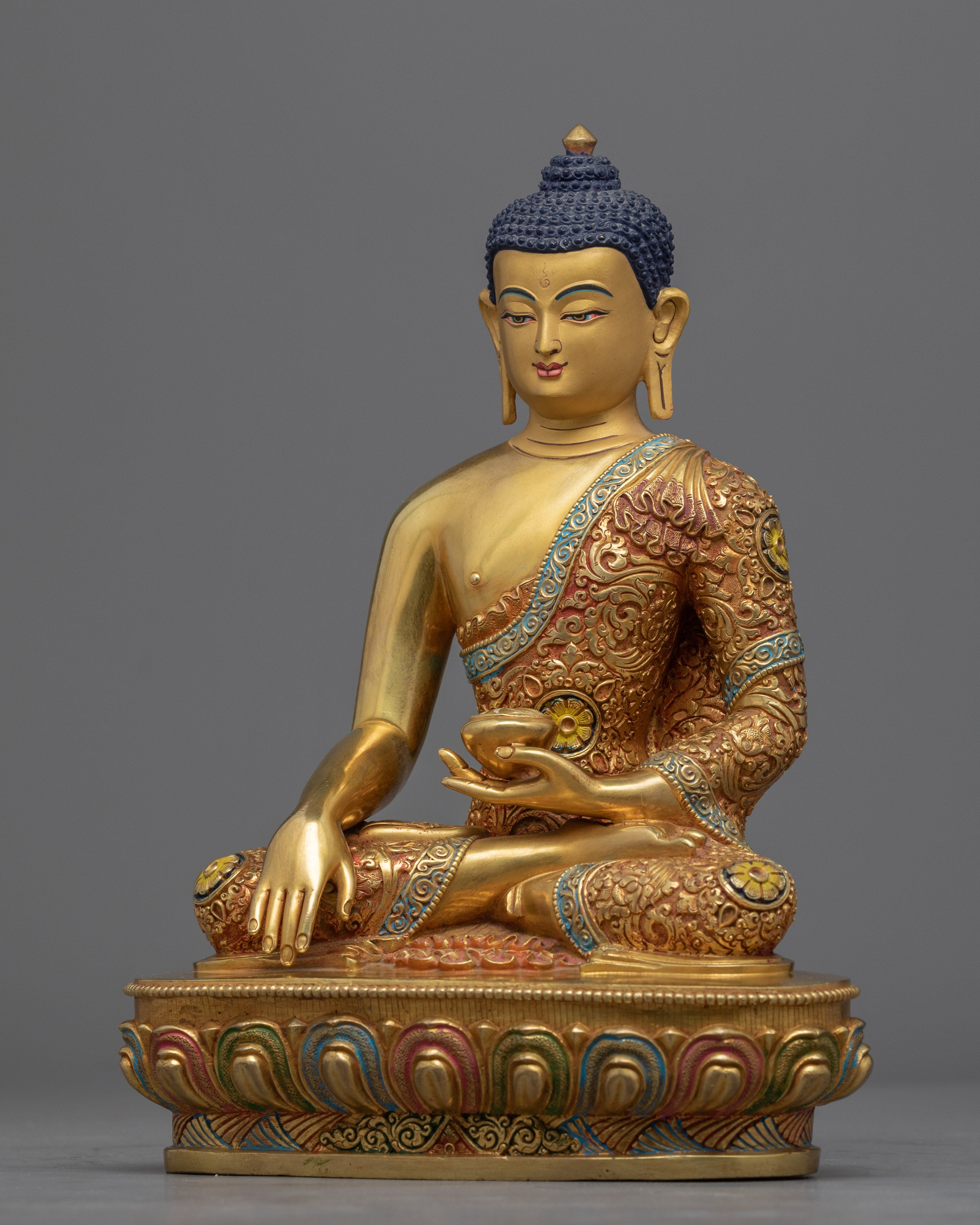 Shakyamuni Buddha Patan Nepal Statue | Traditional Nepali Buddhist Sculpture