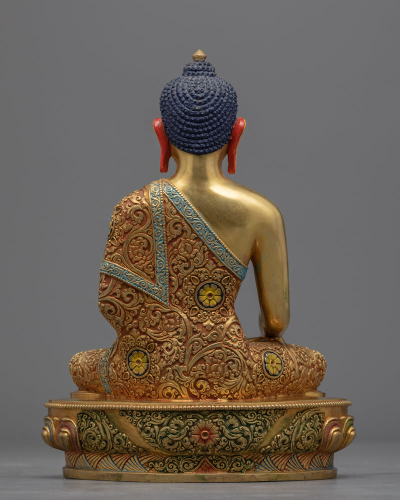 Shakyamuni Buddha Patan Nepal Statue | Traditional Nepali Buddhist Sculpture